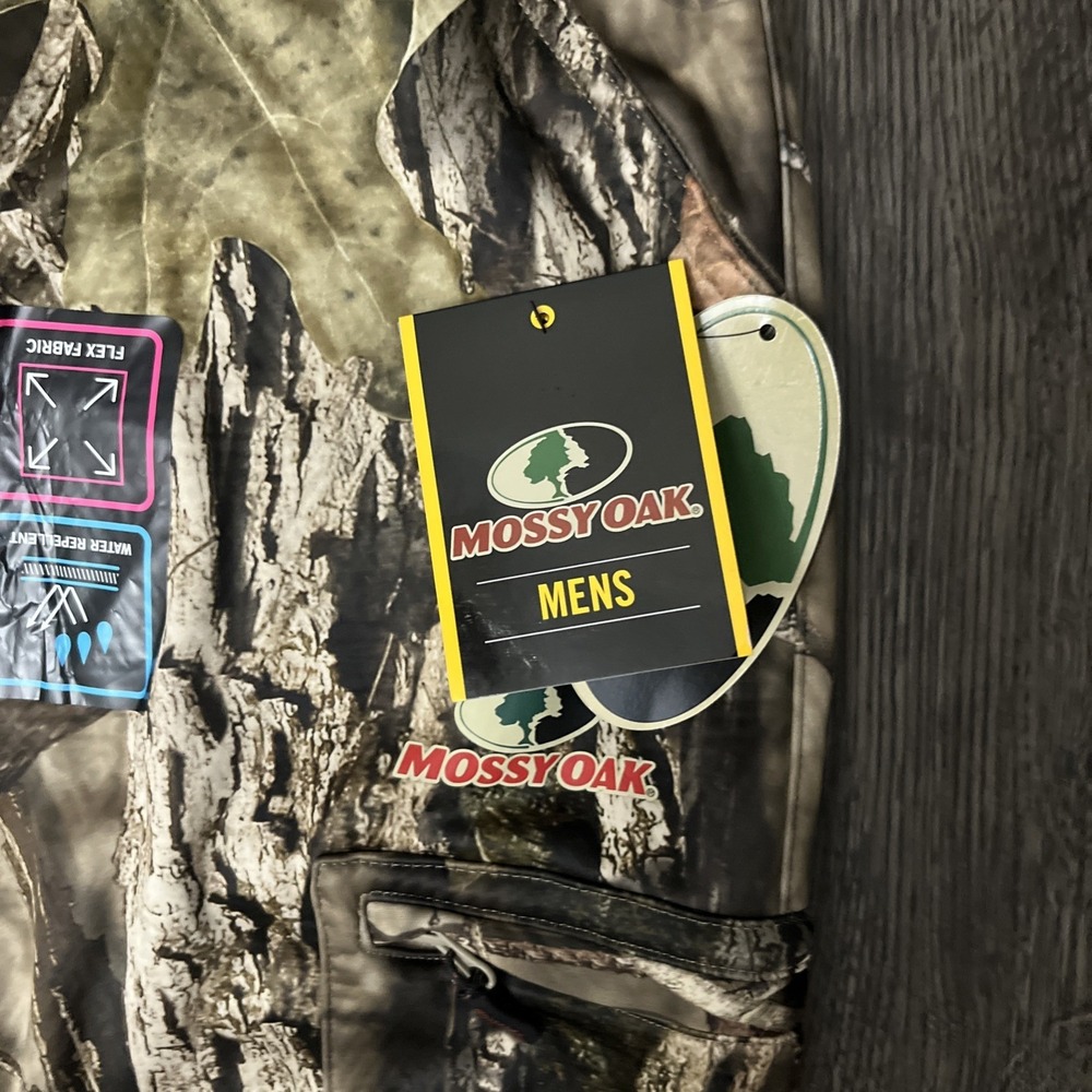 Mossy Oak Camo Hunting Cargo Pants Odor Shield Scent Block Size L NWT 36/38 - Picture 6 of 15